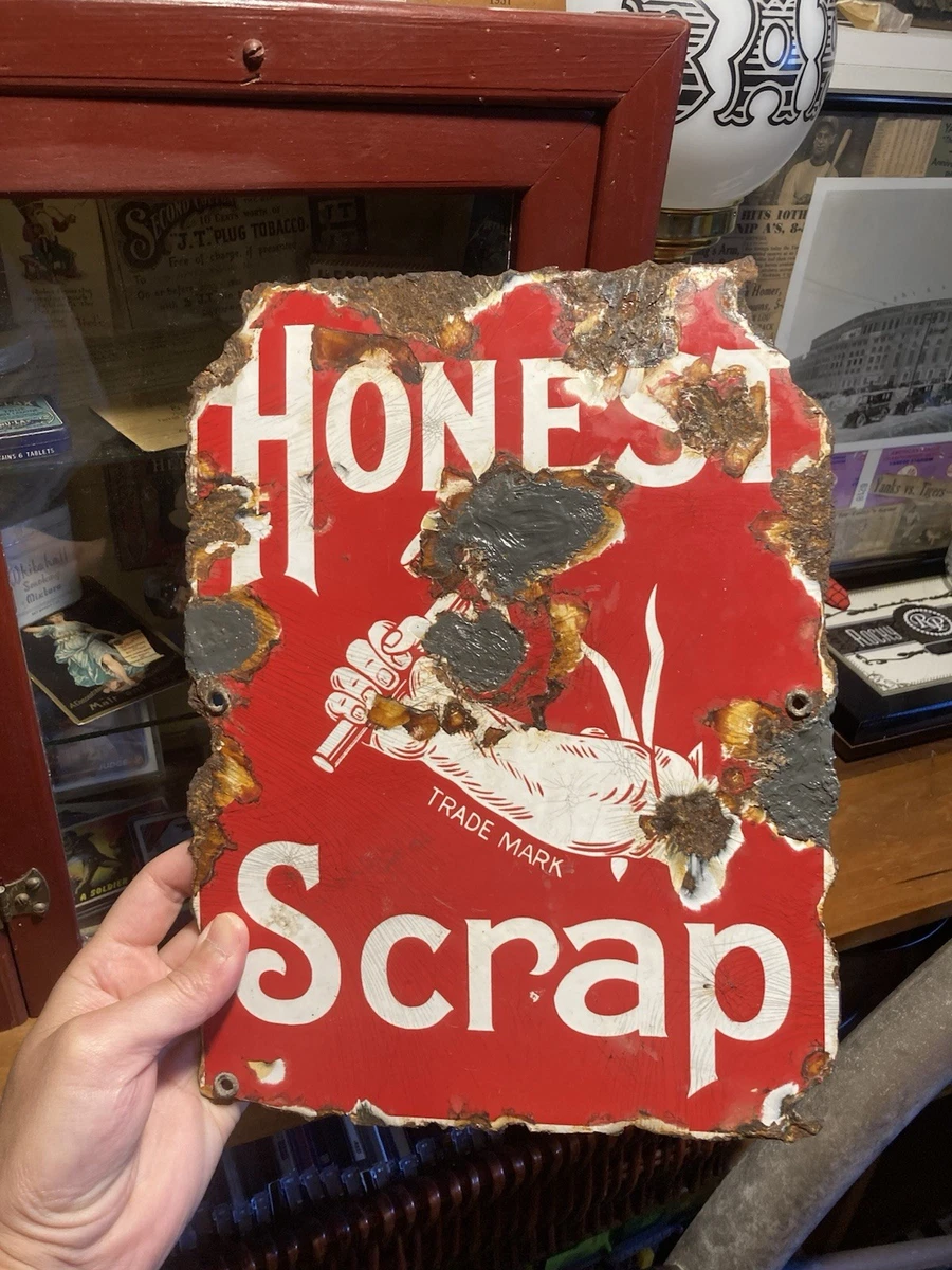 Tobacco Sign Indiana Original Advertising Signs (1930-1969) for sale