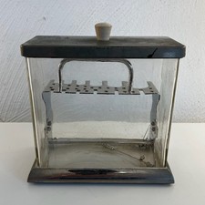 Vintage - ERKA Scatola Portaoggetti per Siringhe e Aghi / Sterilizzatore / Rivenditore