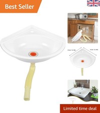 Sleek Mini Triangular Basin for Effortless Corner Installations in Your Home
