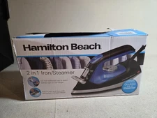 Hamilton Beach Nonstick 2-in-1 Iron/Steamer 14525F Blue/Black/Silver
