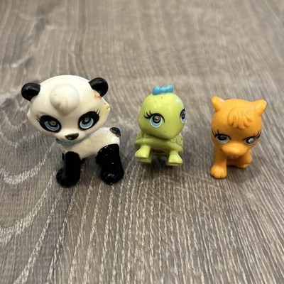 Vintage Polly Pocket Sparkle Pets Lot Of 3 Turtle Dog Squirrel