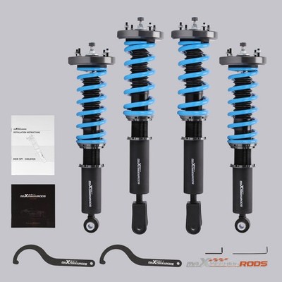 24 Stufen Dämpfung Einstellbar Gewindefahrwerk for Jaguar XJ X350 XJ8 2003-2007