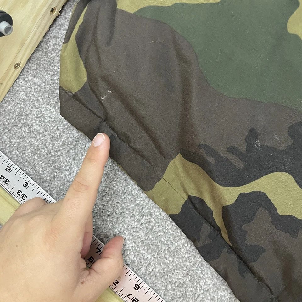 Polo Ralph Lauren Anexo Abajo Parka Piel Recortada Capucha Camuflada Chaqueta Para Hombres L $498 Foto 3 de 4