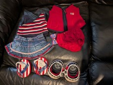 Build A Bear 4th Of July Clothes Lot Of 7