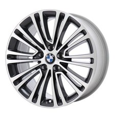 18 Bmw 530e Wheel Rim Factory Oem 86326 2018-2020 Machined Grey 18 Bmw 530e Wheel Rim Factory Oem 86326 2018-2020 Machined Grey