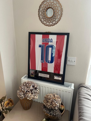 Camisa enmarcada Arda Turan Atlético de Madrid
