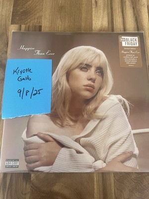 BILLIE EILISH Happier Than Ever Rainbow Foil Jacket poster RSD BF 2022