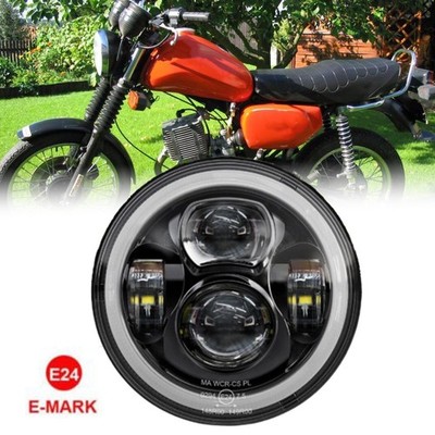 E247in LED Scheinwerfer H/L Strahl Plug&Play Für MZ ETZ125 ETZ250 ETZ 150 250