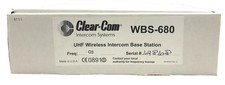 NEW Clear-Com WBS680 2-Channel UHF Wireless Rackmount Intercom Base Station