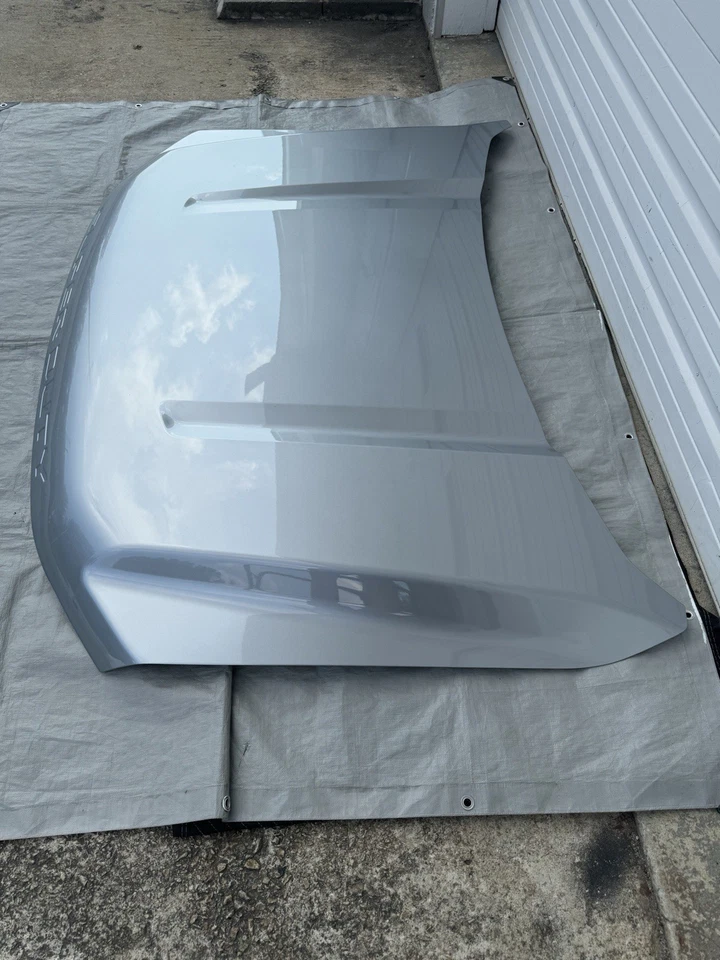 Ford F250 F350 Super Duty 2023-2025 nuevo capó plateado icónico OEM Foto 3 de 4