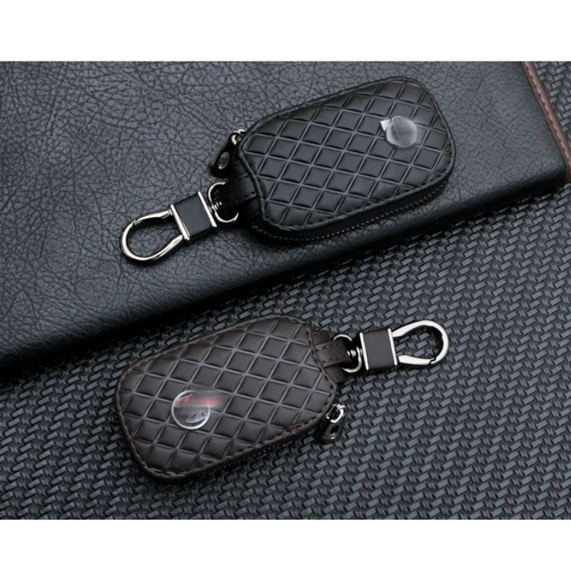 Fiit For Acura Key Case Cover Genuine Leather Fob Protector Premium Accessory — 第 2/4 张图片