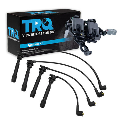 Trq Ignition Coil Kit 2 Piece Compatible 2007-2012 Hyundai Elantra 2008-2010