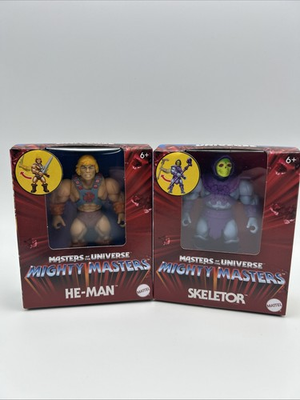#ad MOTU NEW Mighty Masters Of The Universe Set Of 2 He Man Skeletor 🔥🔥Free Ship $30.00