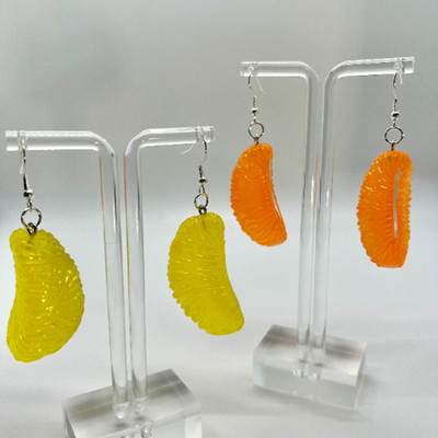 Fruit Slice Earrings | Summer Citrus Jewelry | Bright Statement Earrings