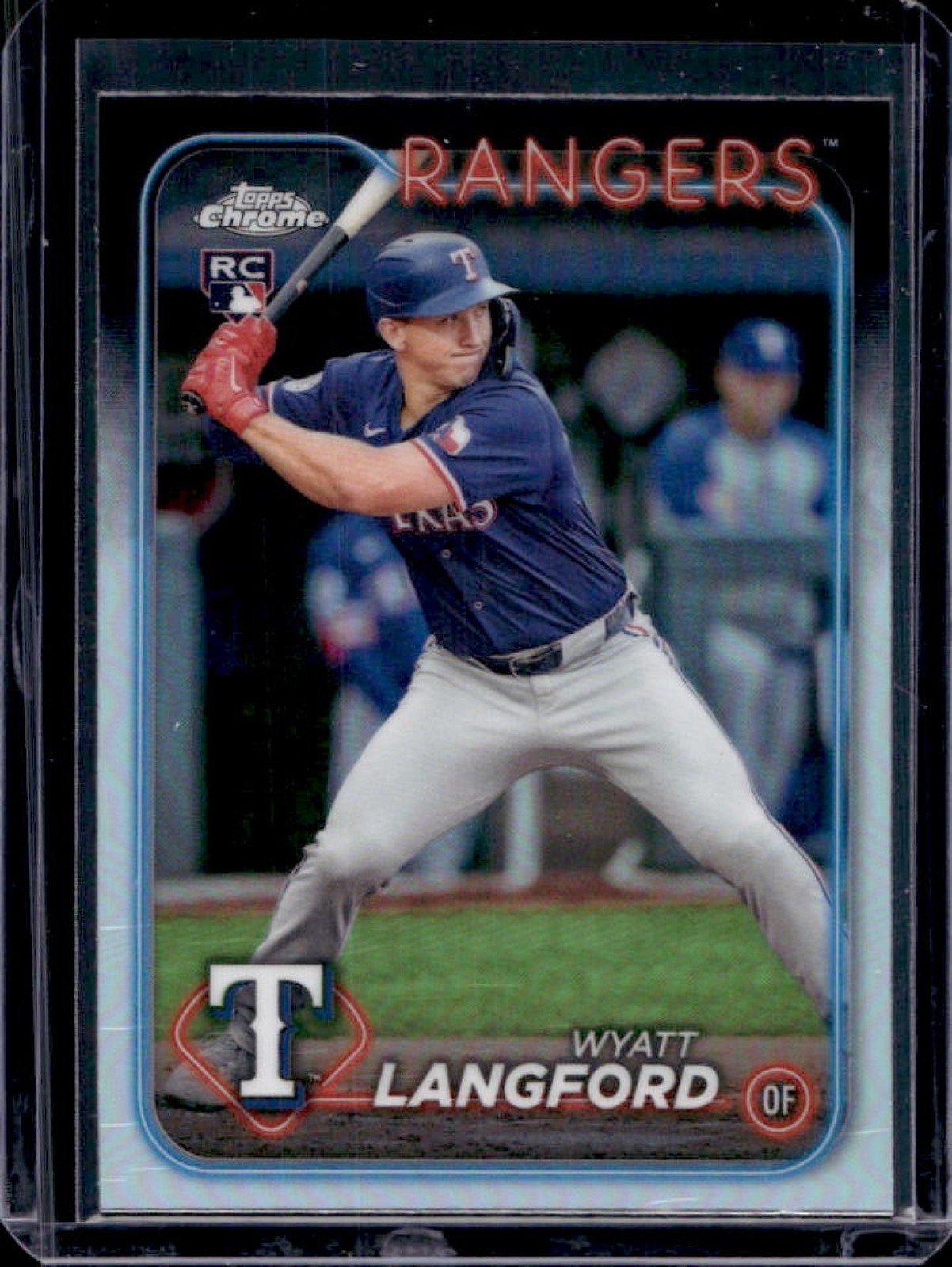 2024 Topps Chrome Update Wyatt Langford RC Refractor #USC35 Rangers