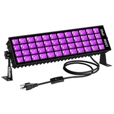 100W LED Black Light Bar, IP66 Waterproof Blacklight with 6ft Cord Plug Switc...