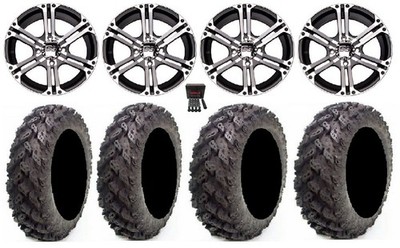 ITP SS212 14'' Wheels Machined 26'' Reptile Tires Can-Am Commander Maverick