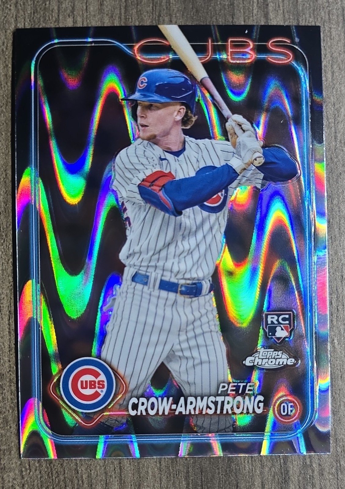 2024 Topps Chrome - Pete Crow-Armstrong #16 RayWave Refractor (RC)