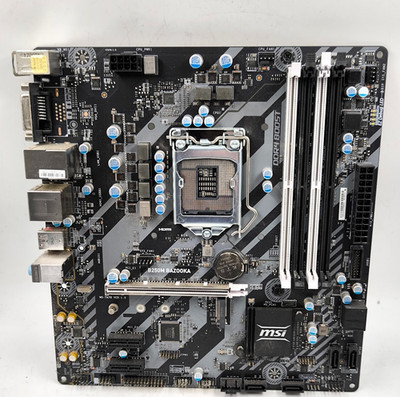 MSI B250M Bazooka Mainboard MicroATX Nicht Funktionstüchtig Defekt Zur Reparatur
