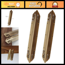 2Pcs Antique Brass Corner Protectors 90 Edge Guards for Table Chair Cabinet