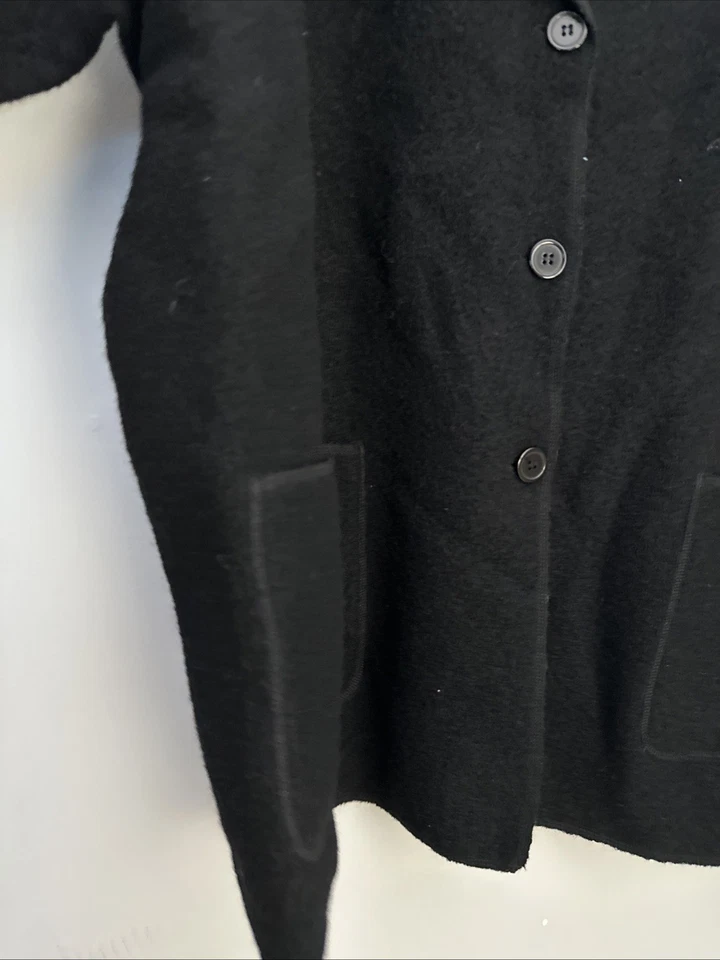 DIALOGUE Womens 2X Black 100% Wool Winter Warm Sweater Long Sleeve - Image 2 of 4