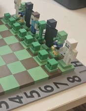 Minecraft Chess Set Magnetic