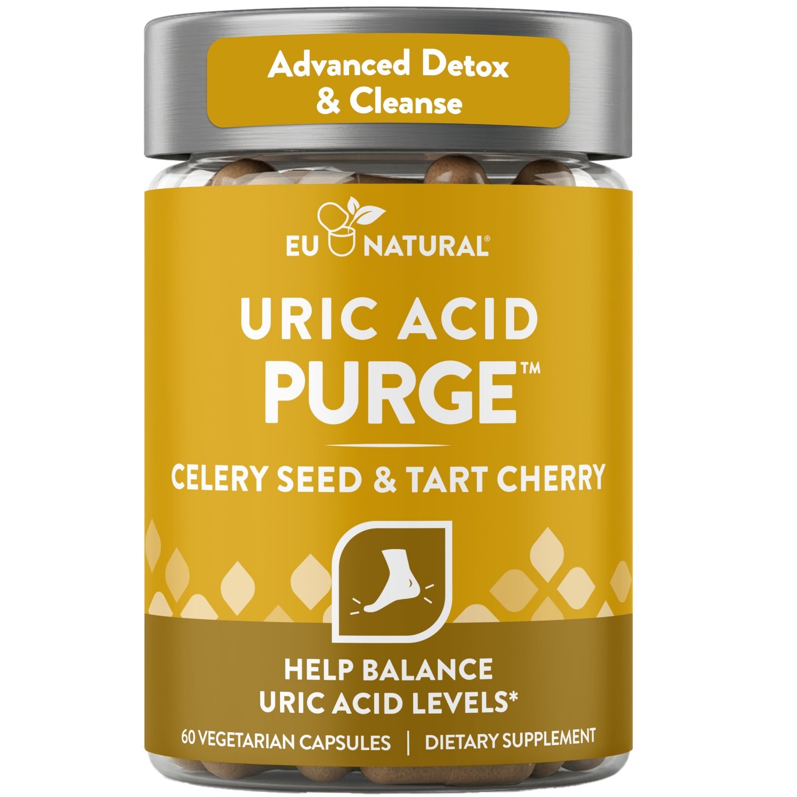 Purge Uric Acid Flush with Tart Cherry & Celery Seed, 60 Caps