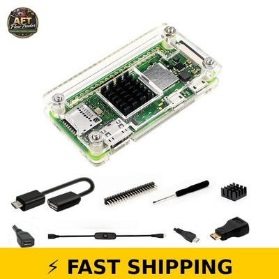 iUniker Raspberry Pi Zero Case with Heatsink, HDMI Adapter, OTG Cable
