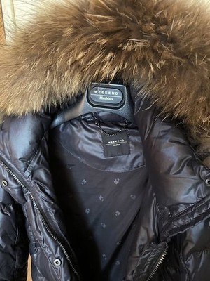 Women Max Mara Weekend Puffer Jacket Black 38