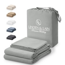 Linden & Lain Luxury King Size Bed Sheet Set | Organic Ultra Soft Bed Sheets ...