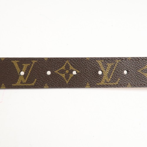 Louis Vuitton Monogram Saint Tulle Oval Belt 80/32 M9842 Auth Used - Picture 11 of 22