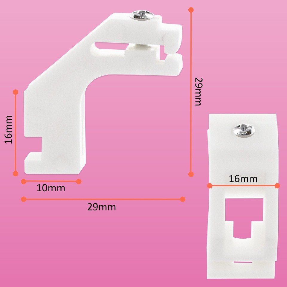 Drape Rails Support SWISH DRAPE RAIL BRACKET 1Pc Curtain Track Wall Mount Fixing Support ...