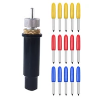 Vinyl Cutter Blade Holder +15pcs Dia 2mm Roland Blade 30/45/60 Degree