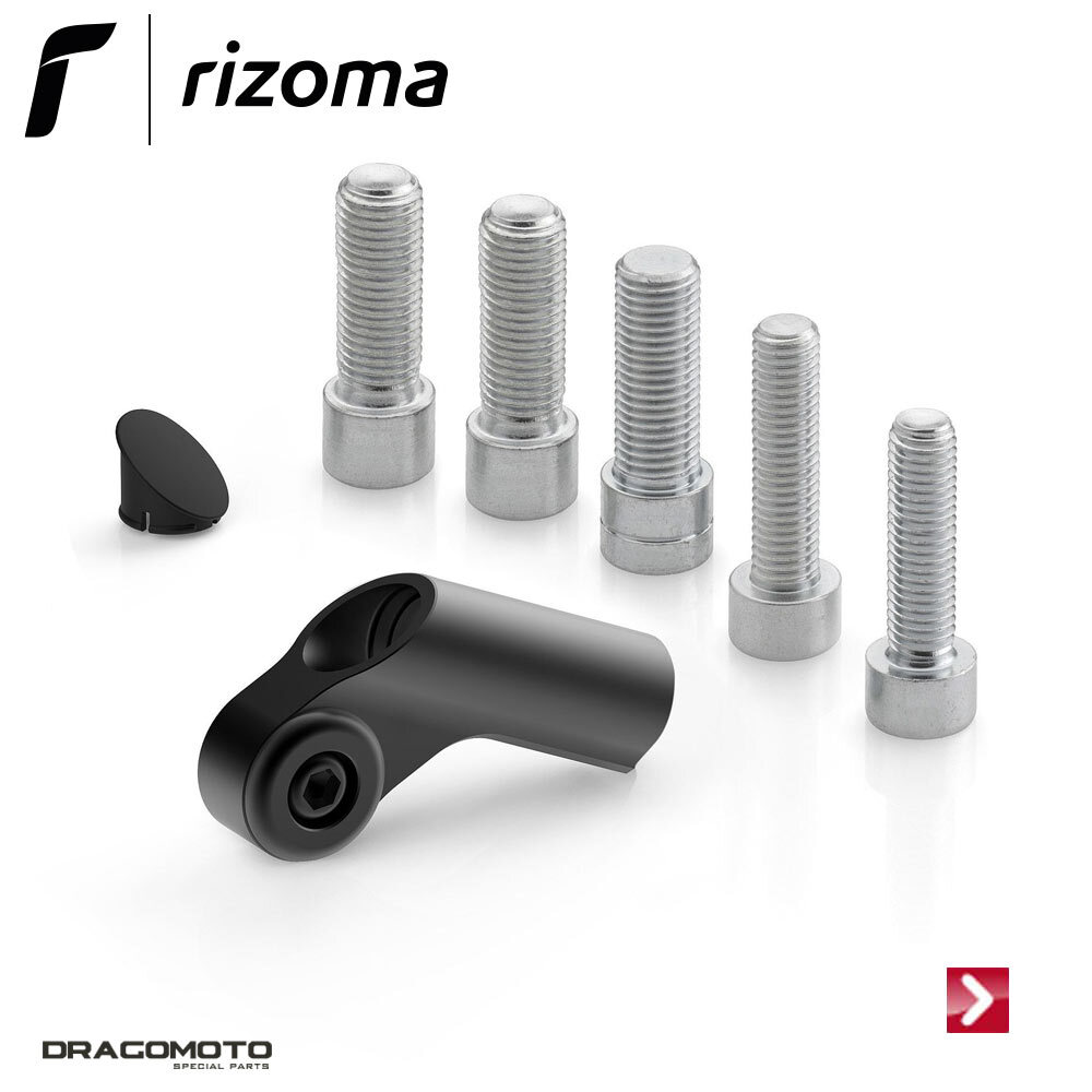 Support latéral Rizoma BS887B Vespa Sei Giorni 300 hpe en aluminium brossé