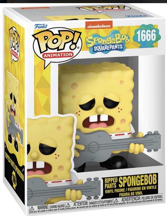 SpongeBob SquarePants 25th Anniv Ripped Pants SpongeBob Funko Pop
