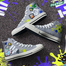 CONVERSE ALL STAR LC HI Splatoon3 Collabo Model Canvas Original Carton JAPAN NEW