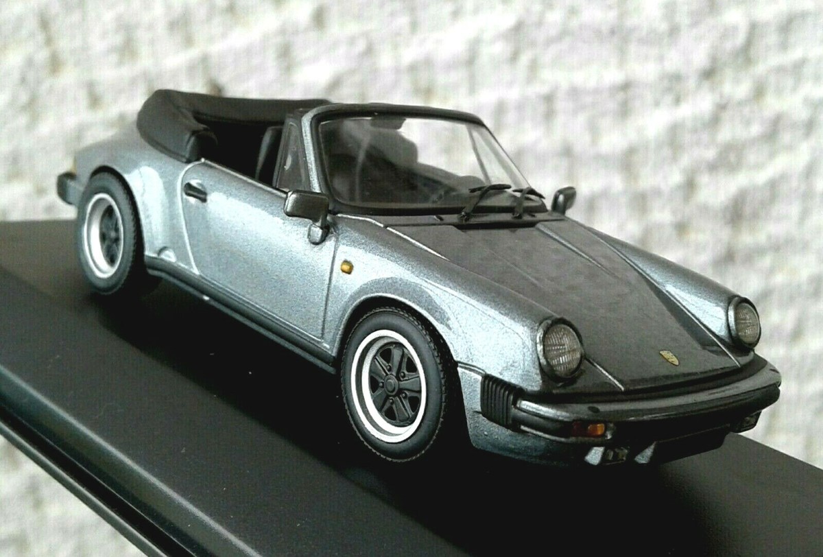 ミニカー Porsche 911 Carrera S Cabriolet 1/43 1/43 MINICHAMPS PORSCHE 911 SC , cabrio, bluish silver, 1973, mint
