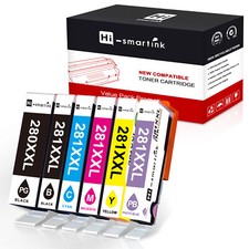 6PK Ink Cartridges For Canon PIXMA TS8120 TS9120 TS8220 PGI-280 XXL CLI-281 XXL