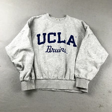 UCLA Bruins Sweatshirt Womens Small Gray Pullover NCAA Oversized