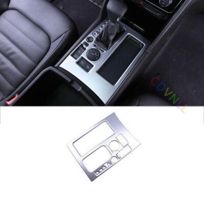 Console Gear Shift Water Cup Panel Trim For Volkswagen Atlas 18-22 Matte Silver