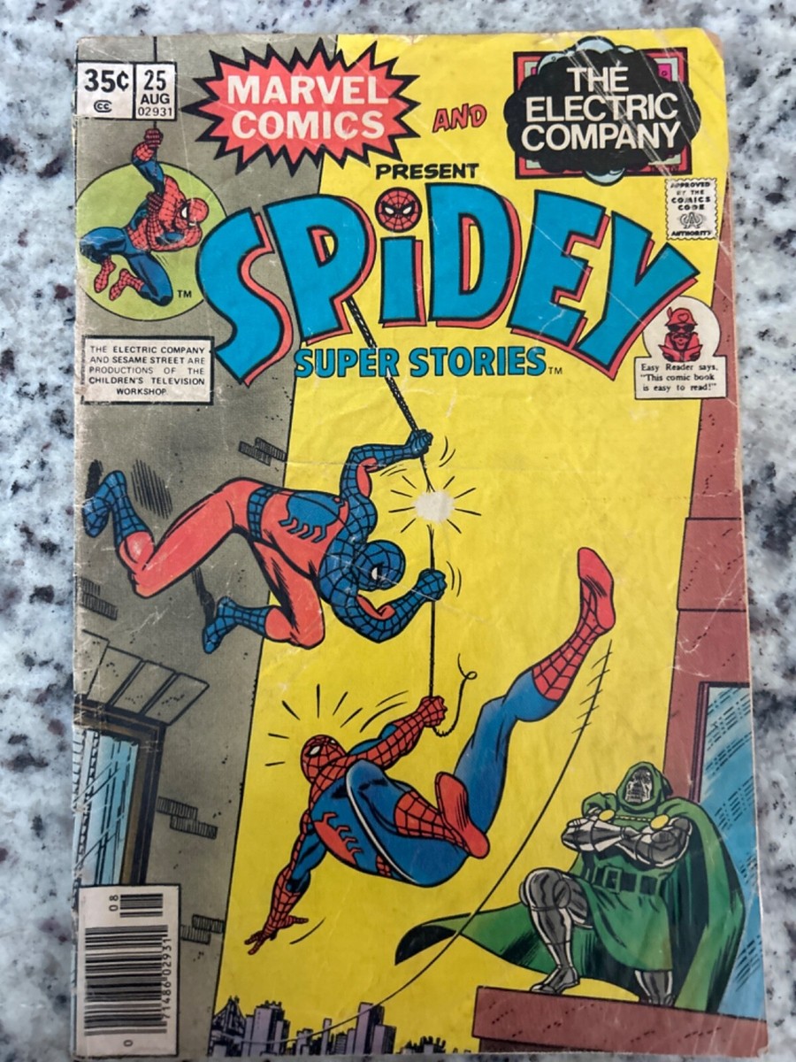 Spidey Super Stories #25 (Marvel, 1977) Key 1st App Web-Man
