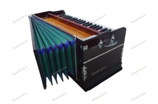 9 Stopper Chudidaar Bellow 42 Key Two Reed Bass Male Harmonium With Bag