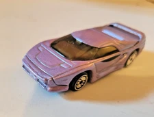 Vintage 1992 Hot Wheels #207 Vector Avtech WX-3 Lavender HW Mainline 1:64