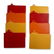 8x K’NEX Mario Kart Wii Race Jump Ramps Track Parts Pieces Lot Yellow Orange Red