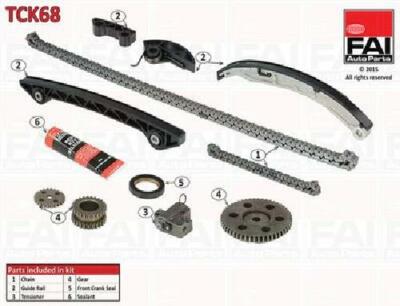 Original FAI AutoParts Steuerkettensatz TCK68 für Mazda