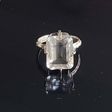 Crystal Quartz 925 Sterling Silver Handmade Dainty Fine Ring All Size Available