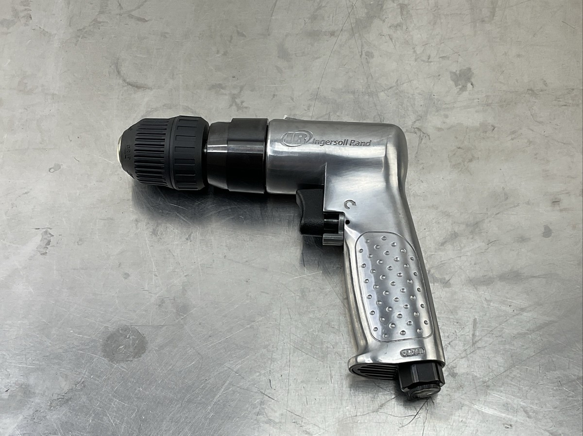 Ingersoll-Rand 7802Rakcex Reversible Air Drill, 3/8