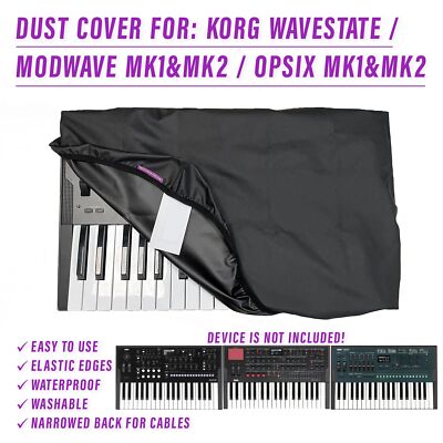 STAUBSCHUTZHAUBE für Korg Wavestate / Modwave / Opsix (Mk1 & Mk2)