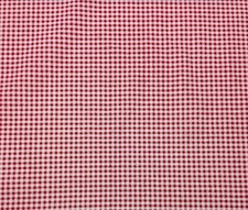 PREMIER PRINTS LANCASTER LIPSTICK RED PICNIC PLAID FURNITURE FABRIC BY THE YARD