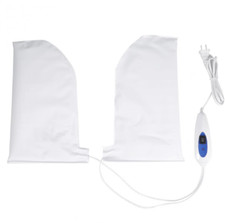 Electric Nail Hand Manicure Gloves Heated Mitts Infrared Wax Therapy SPA Warmer